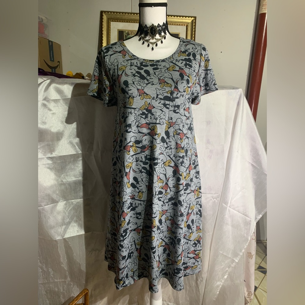 Lularoe Carly Disney Mickey Mouse Dress